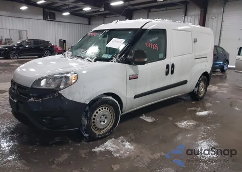 2017 Ram Promaster City Tradesman z USA, uszkodzony, nr VIN ZFBERFAB1H6H15916